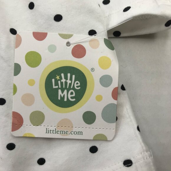 Little Me Girl's Size 2T Dress White Black From a 3 Piece Set New - Picture 3 of 13